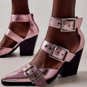 Jeffrey Campbell x Free People Hendrix Heels PINK